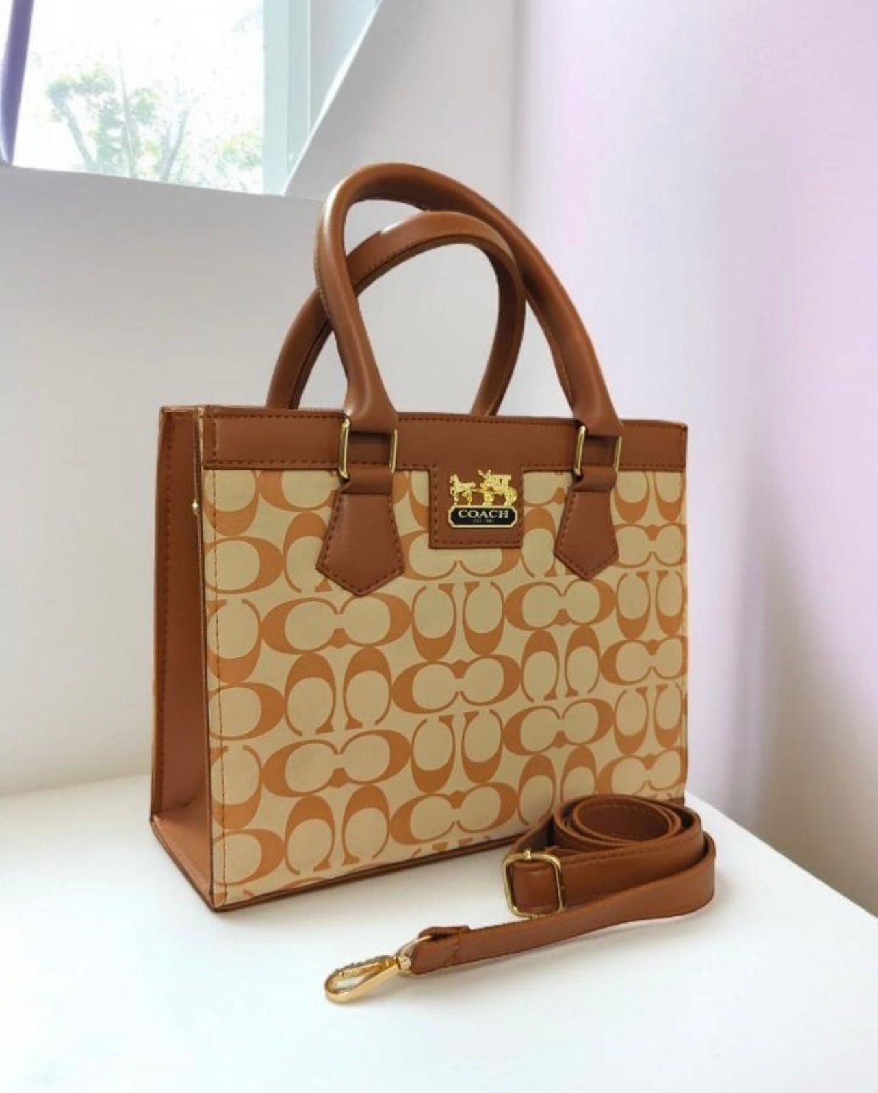 Coach-Inspired Tote Bag